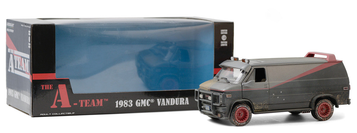 1983 GMC Vandura Van Weathered Version with Bullet Holes "The A-Team" (1983-1987) TV Series 1/24 Diecast Model by Greenlight
