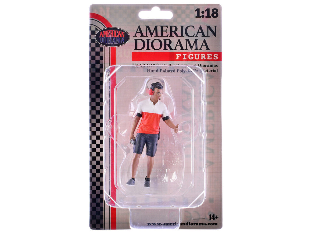 "Race Crew" Figure #2 for 1/18 scale models by American Diorama